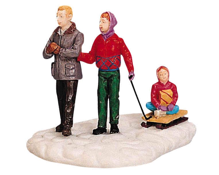 lemax-walking-in-a-winter-wonderland-miniatur-figur image 1