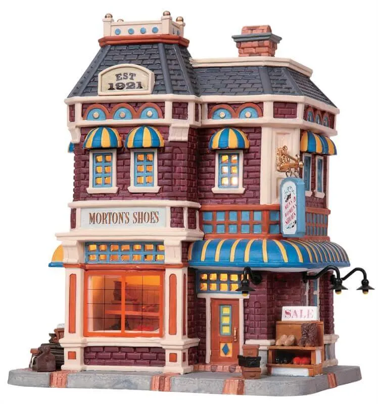lemax-morton-s-shoes-beleuchtetes-miniatur-geb-ude-holidays-seasons image 1