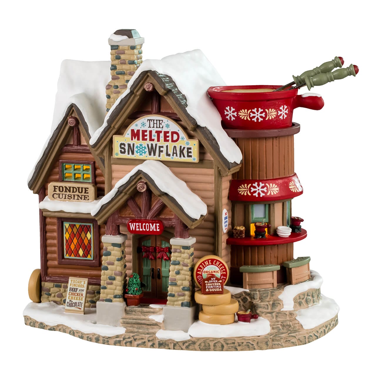 lemax-vail-village-the-melted-snowflake-fondue-h-tte-als-weihnachtsdorf-figur image 1