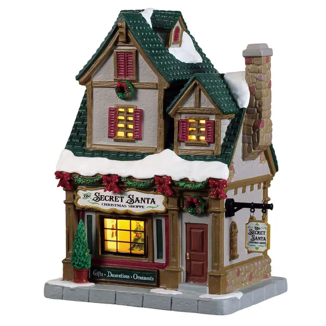 lemax-the-secret-santa-christmas-shoppe-weihnachtsshop image 1