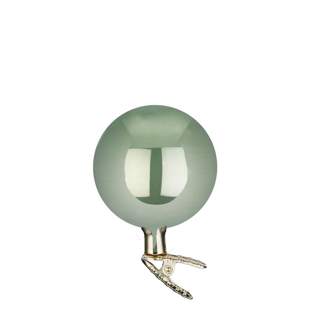 inge-glas-kugeln-auf-clip-christbaumkugel-salbei-opal-10-cm image 1