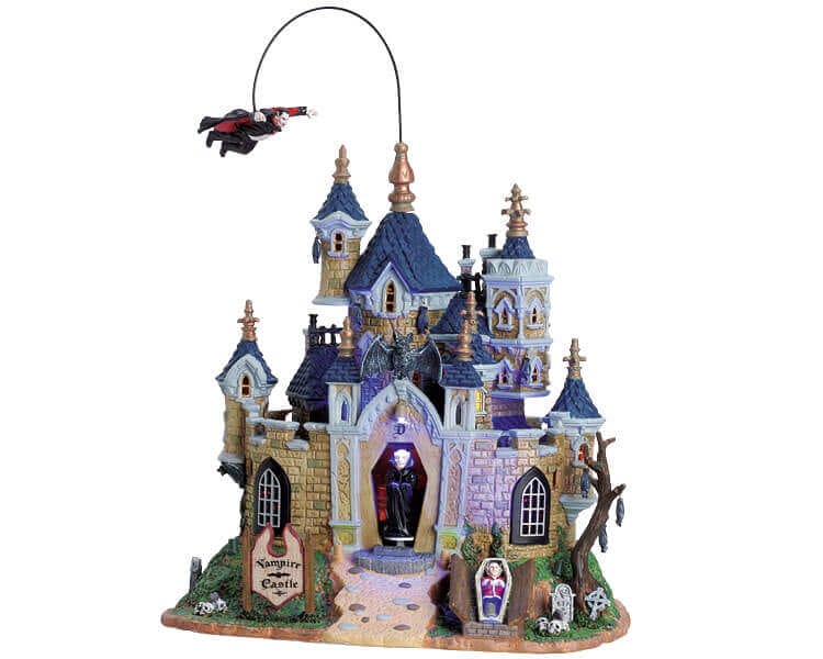 lemax-vampire-castle-spooky-town-haus image 1