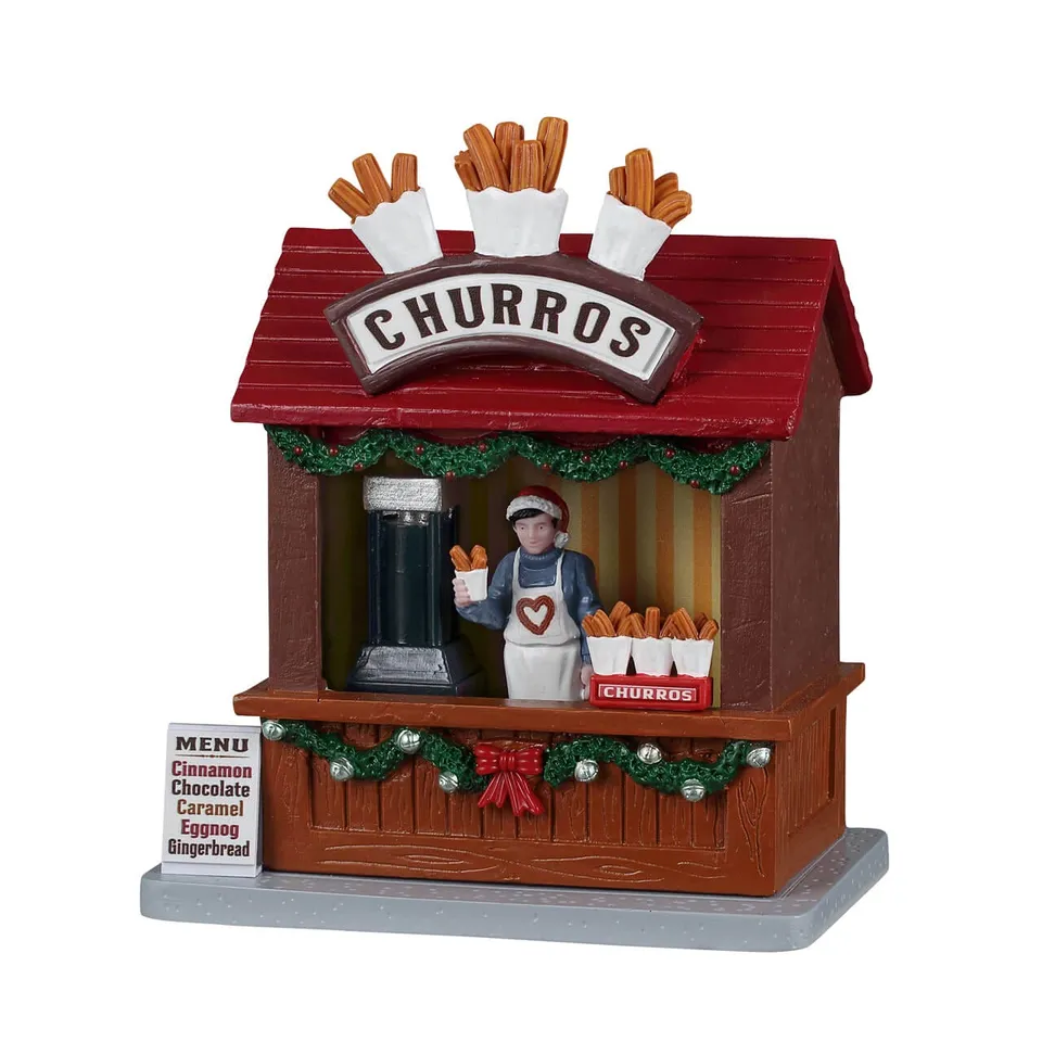 lemax-churros-weihnachtsmarktstand-miniatur-caddington image 1
