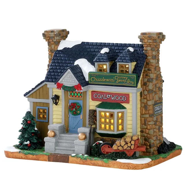lemax-chuzzlewitt-s-chimney-sweep-shop-beleuchtetes-miniatur-shophaus image 1