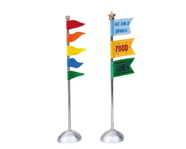 lemax-carnival-flags-miniatur-deko image 1