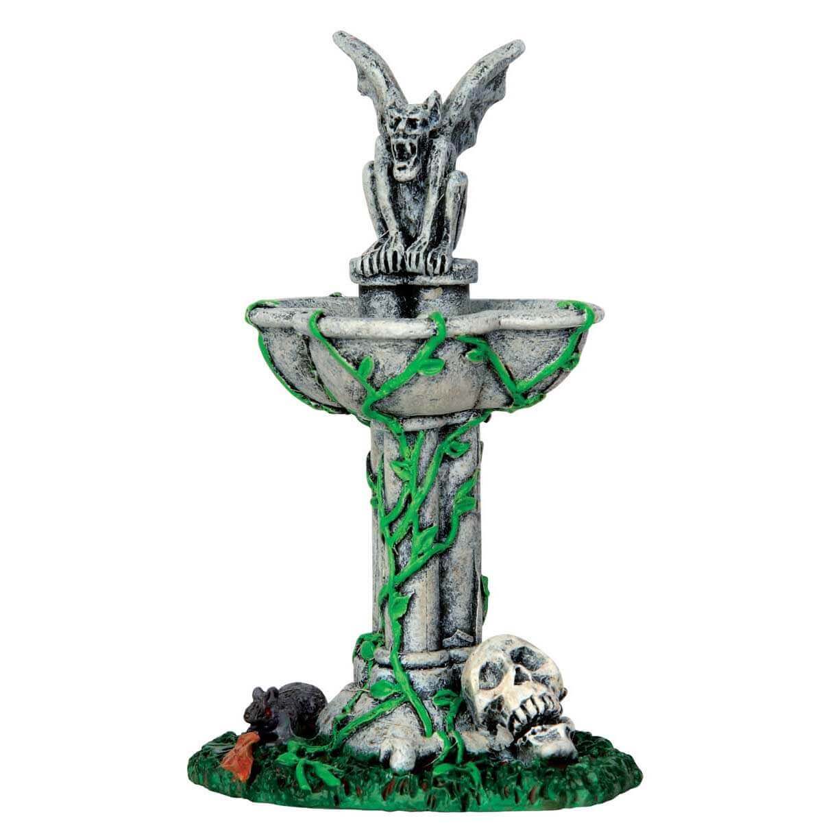 lemax-abandoned-fountain-spooky-town-miniatur-brunnen image 1