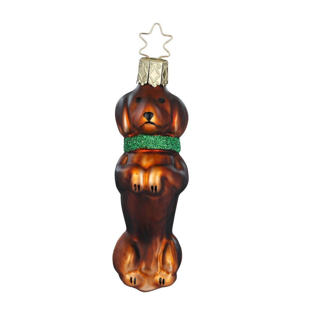 inge-glas-kurzhaardackel-dunkelbraun-9-5-cm-handgefertigte-glasfigur-mit-aufh-ng image 1
