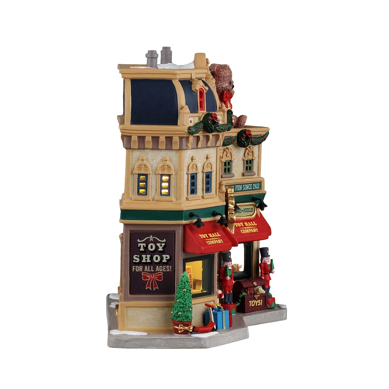 lemax-toy-hall-and-company-beleuchtetes-weihnachtshaus image 2