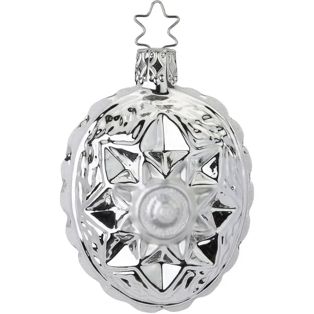 inge-glas-sternornament-christbaumkugel-7-5-cm-silber image 1