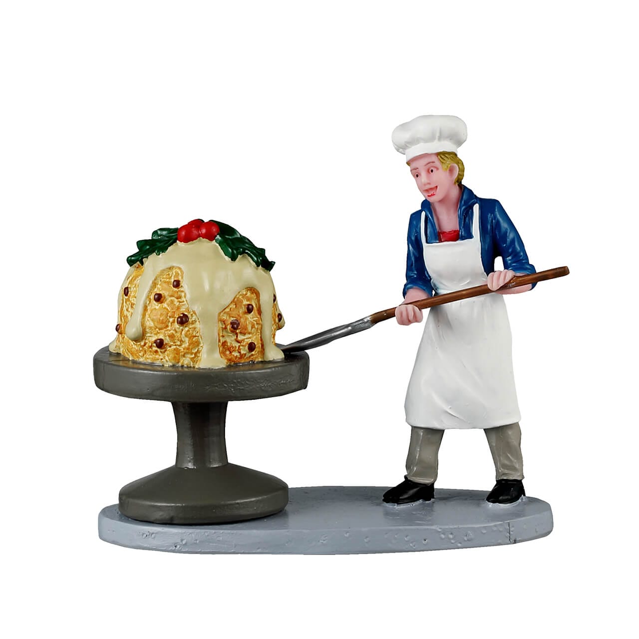 lemax-biggest-christmas-pudding-caddington-figurenszene image 1
