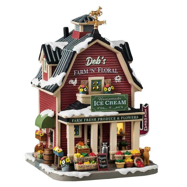 lemax-deb-s-farm-n-floral-harvest-crossing-miniaturhaus image 1