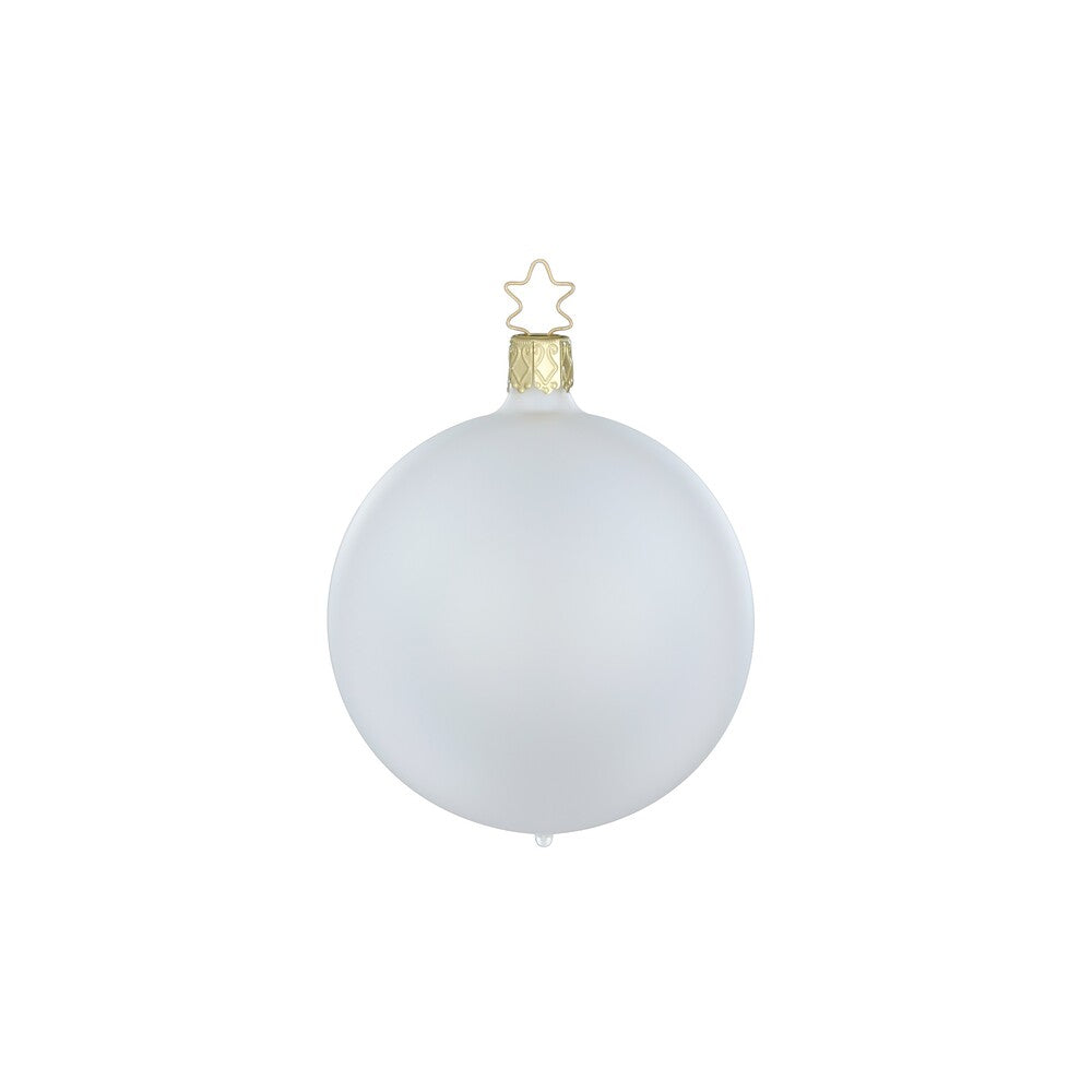 inge-glas-kugeln-wei-matt-transparent-10-cm-handgefertigte-christbaumkugeln image 2