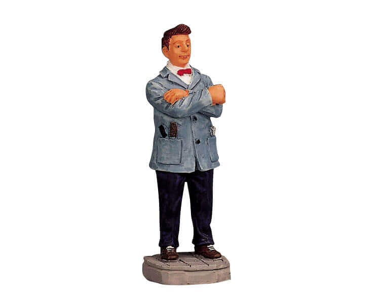 lemax-barber-friseur-miniaturfigur-weihnachtsdorf image 1