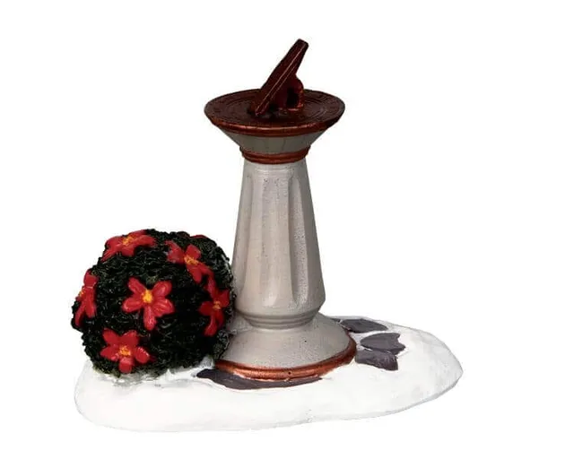 lemax-garden-sundial-miniatur-gartendeko-sonnenuhr image 1