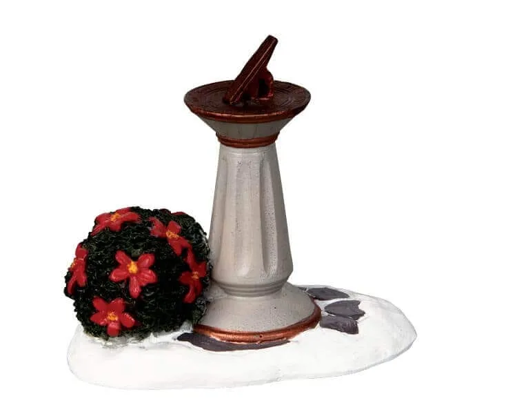 lemax-garden-sundial-miniatur-gartendeko-sonnenuhr image 1
