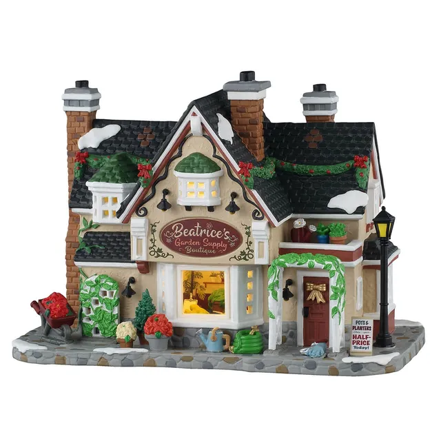 lemax-beatrice-s-garden-supply-boutique-caddington-miniaturhaus image 1