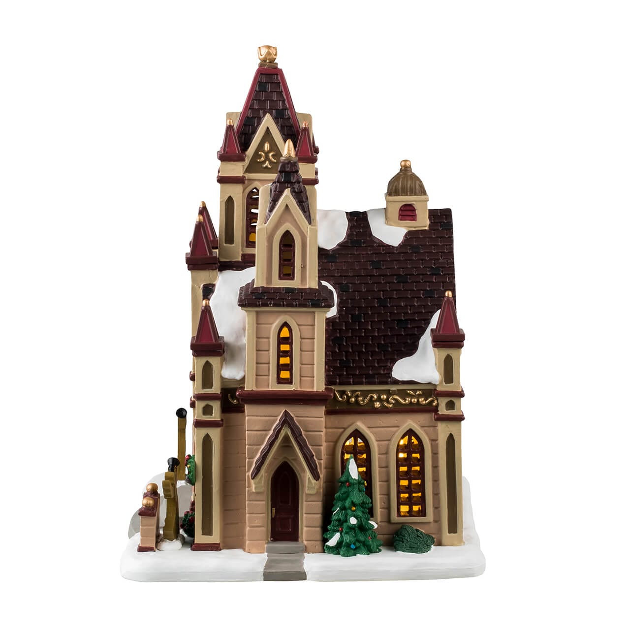 lemax-grace-cathedral-caddington-village-kirche image 3