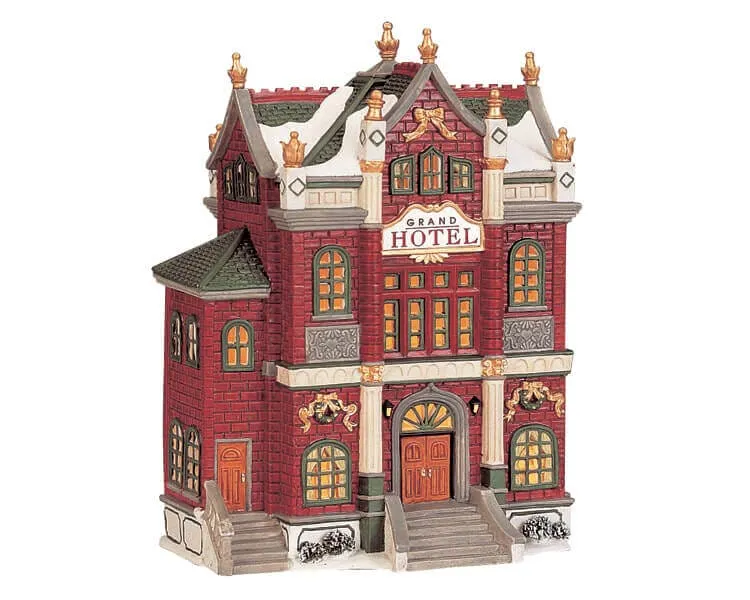 lemax-grand-hotel-beleuchtetes-miniaturhaus-weihnachtsdorf image 1
