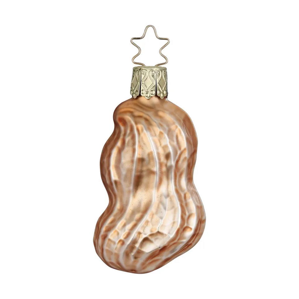 inge-glas-erdnuss-christbaumkugel-7-cm-glas-beige-creme image 1