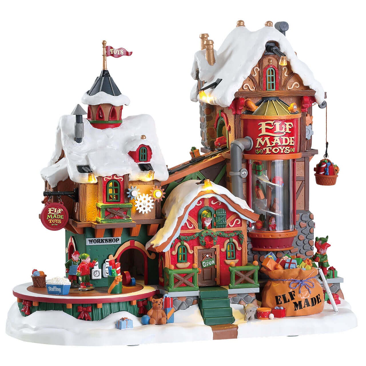 lemax-elf-made-toy-factory-sammler-geb-ude image 1