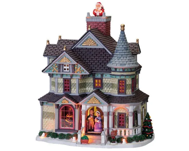 lemax-christmas-eve-manor-miniatur-geb-ude-herrenhaus image 1