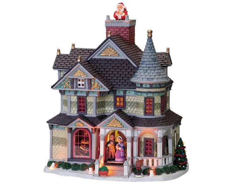 lemax-christmas-eve-manor-miniatur-geb-ude-herrenhaus image 1
