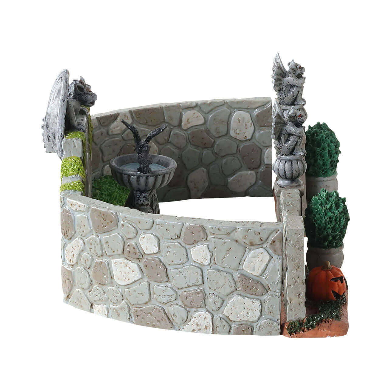 lemax-grey-gargoyle-gardens-spooky-town-garten-set image 3