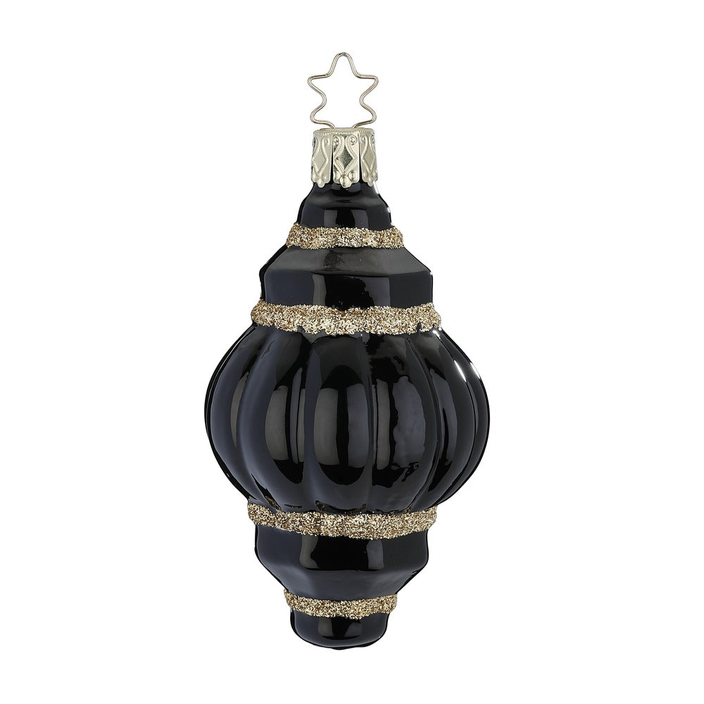 inge-glas-schwarzer-lampion-christbaumkugel-10-cm image 1