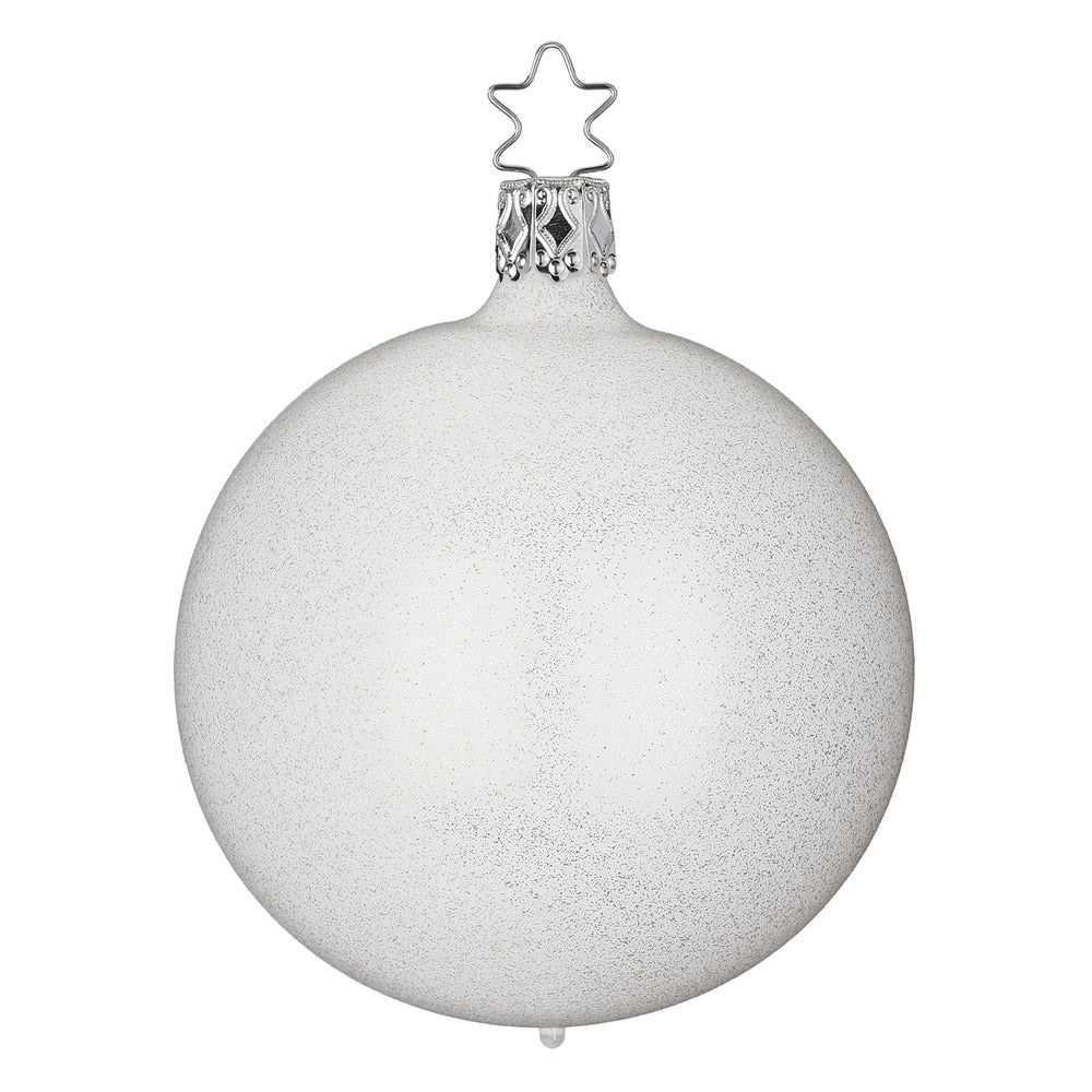 inge-glas-schneeschimmer-10-cm-christbaumkugel-glaskugel image 1