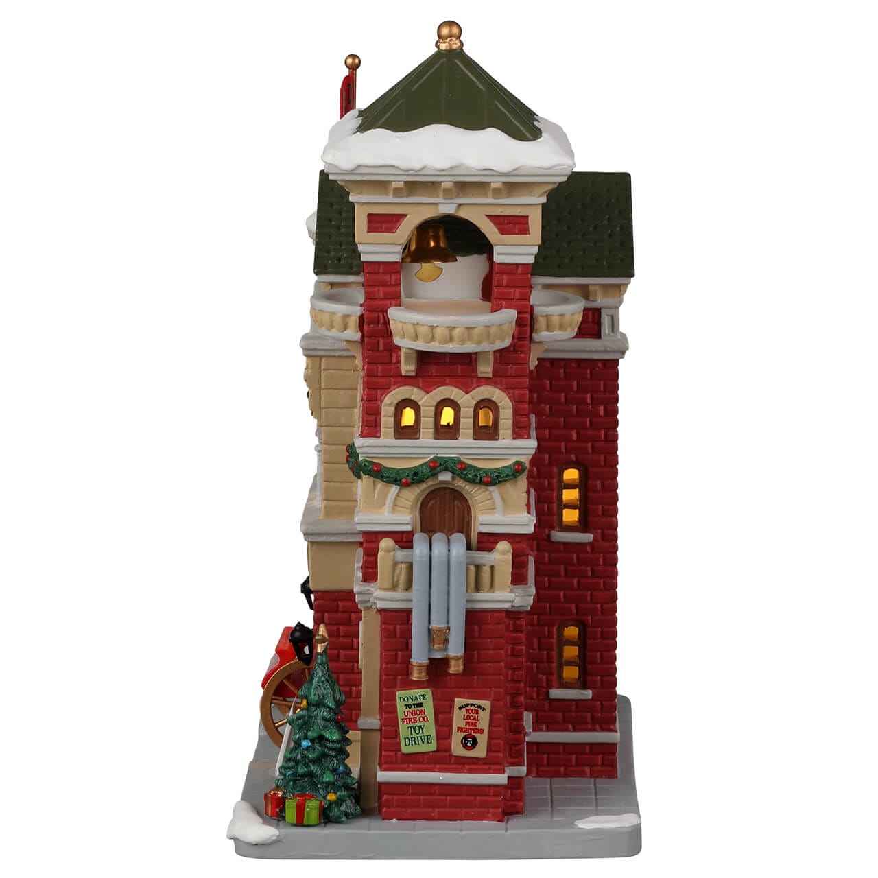 lemax-union-fire-co-feuerwache-miniaturhaus-caddington-1863 image 3