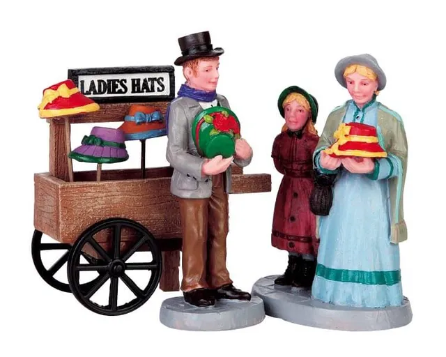 lemax-ladies-hat-peddler-weihnachtsfigur image 1