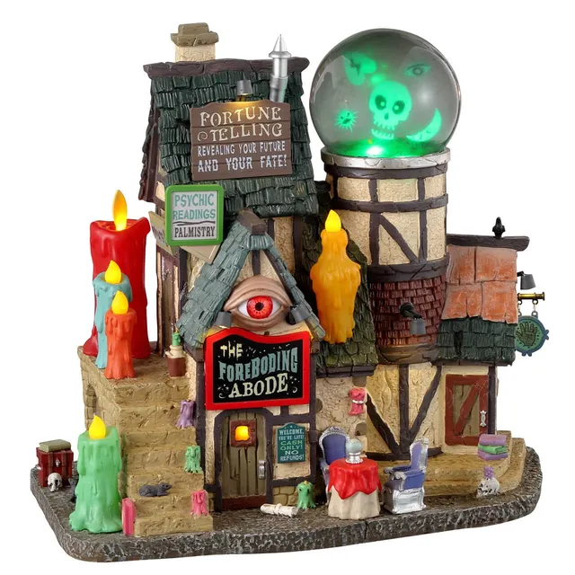 lemax-the-foreboding-abode-spooky-town-haus image 1