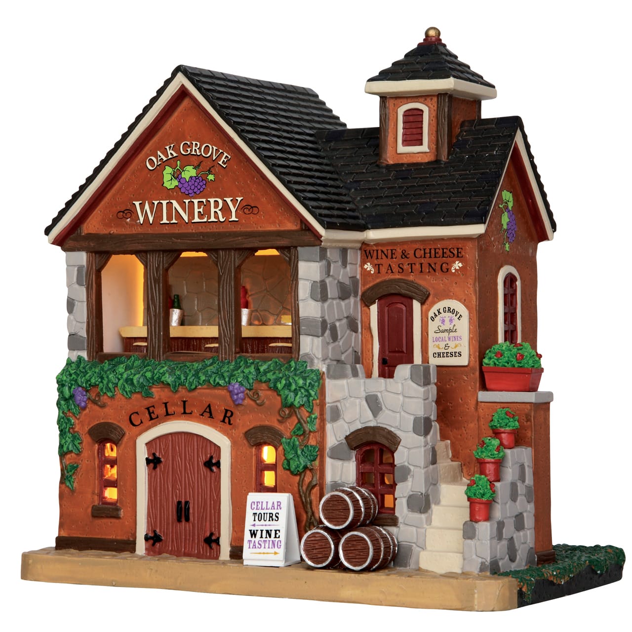 lemax-oak-grove-winery-weingut-f-r-die-miniaturwelt-32-49-statt-64-99 image 1