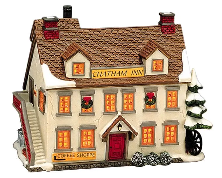 lemax-chatham-inn-beleuchtetes-weihnachtshaus image 1