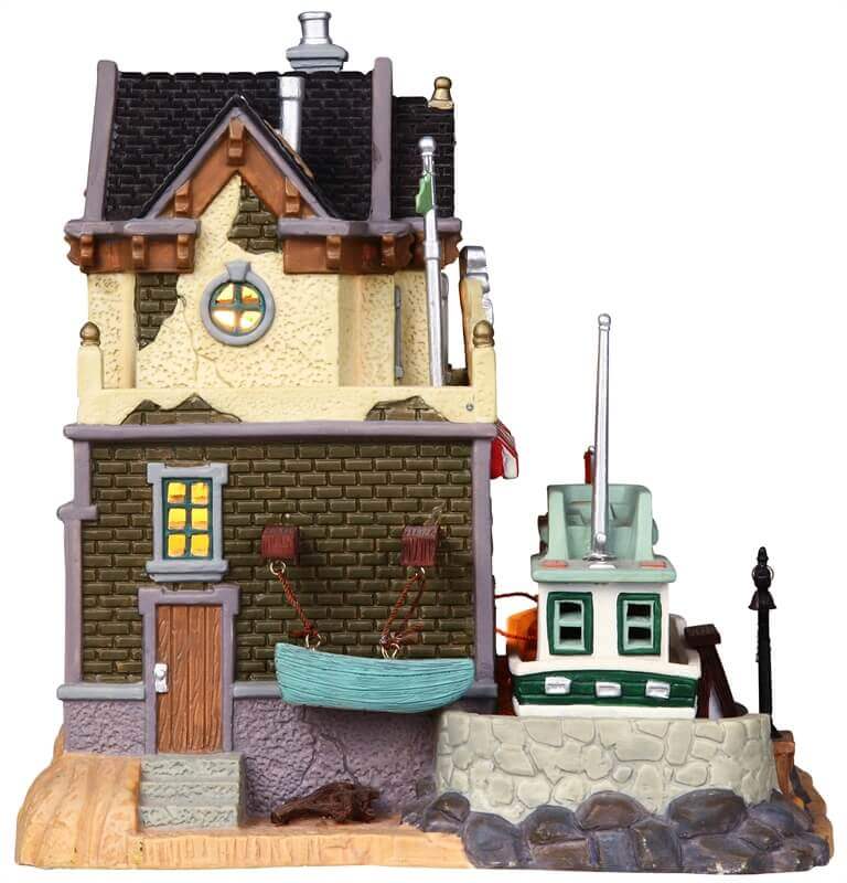 lemax-harbor-boat-restoration-holidays-seasons-miniatur-szene image 3