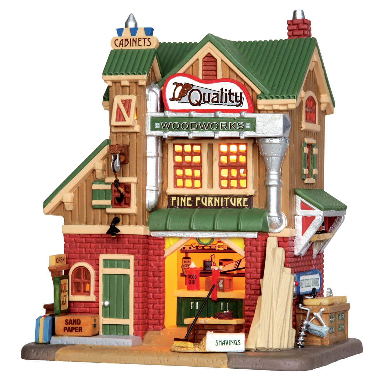 lemax-quality-woodworks-miniatur-holzwerkstatt image 1