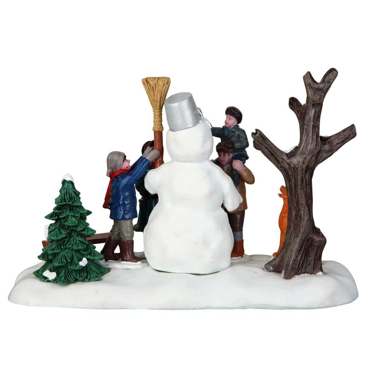 lemax-victorian-snowman-viktorianischer-schneemann-figur image 4