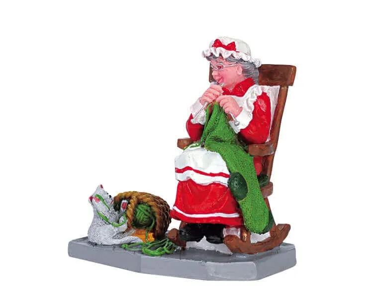 lemax-mrs-claus-big-stocking-miniatur-figur image 1