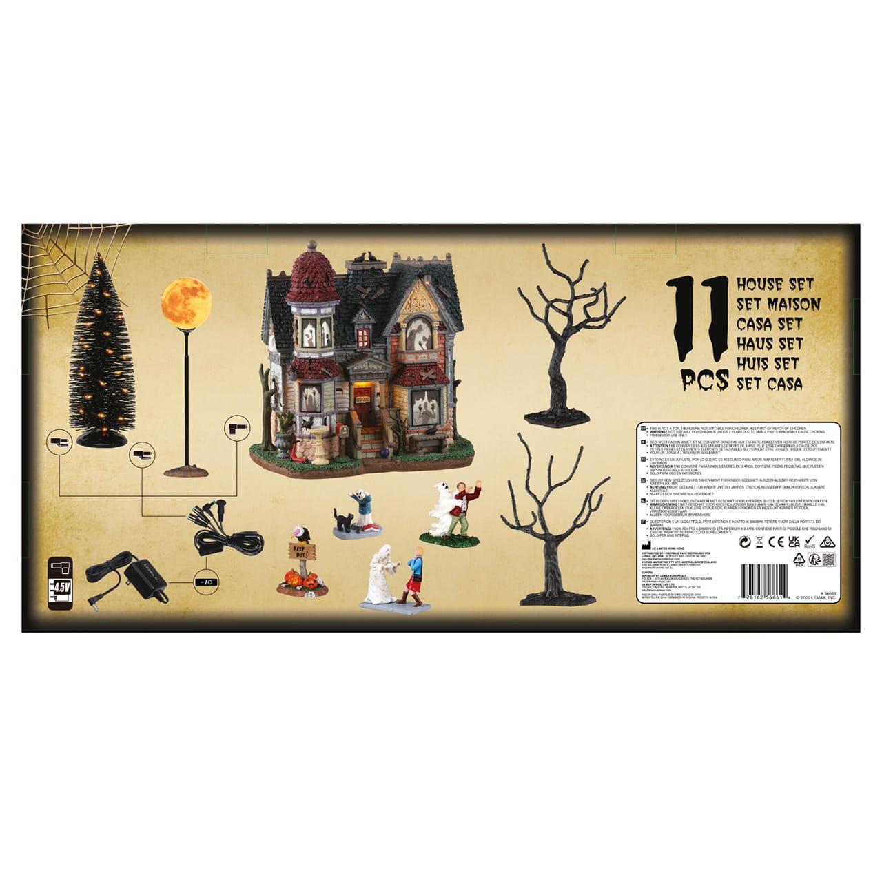 lemax-the-house-of-shadows-set-spooky-town-miniaturhaus image 3