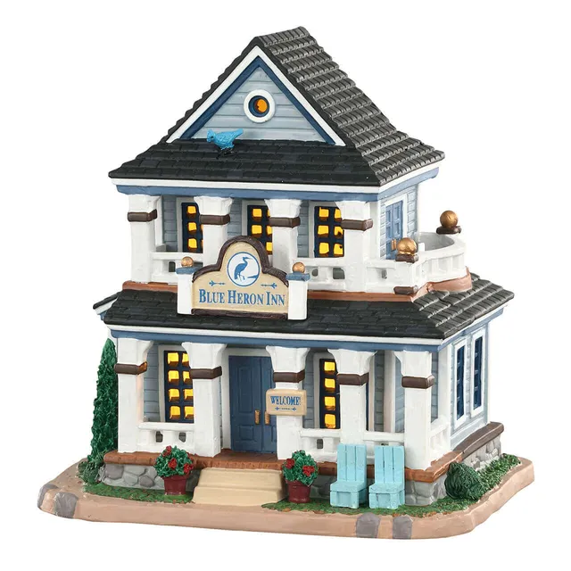 lemax-blue-heron-inn-beleuchtetes-miniaturhaus image 1