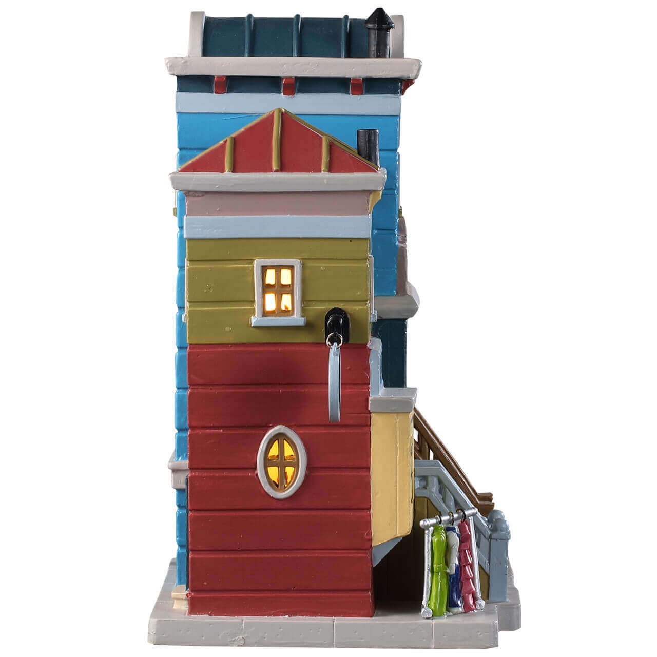 lemax-brownstone-cafe-weihnachtsdorf-haus image 3