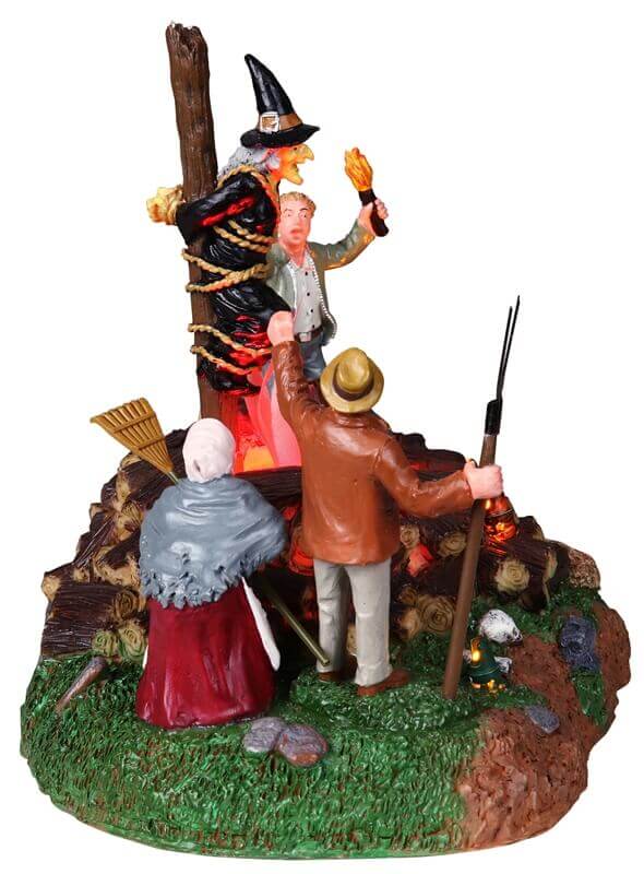 lemax-witch-burning-spooky-town-leucht-miniatur image 2