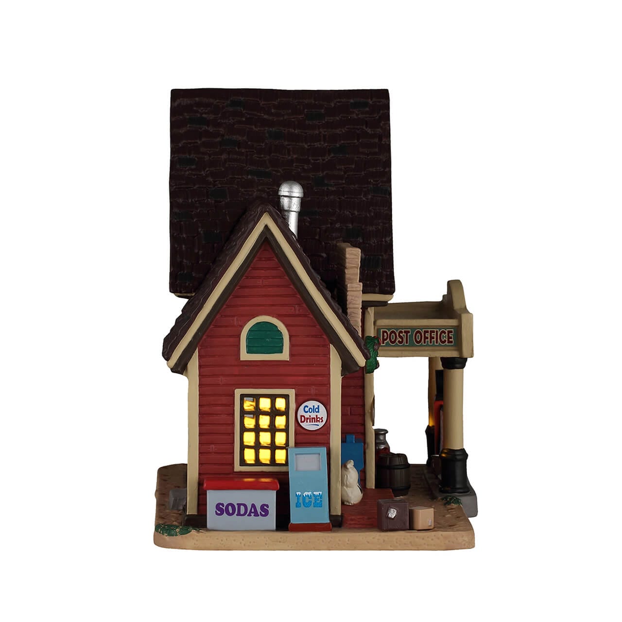 lemax-parker-s-corner-tankstelle-general-store-miniaturhaus image 2