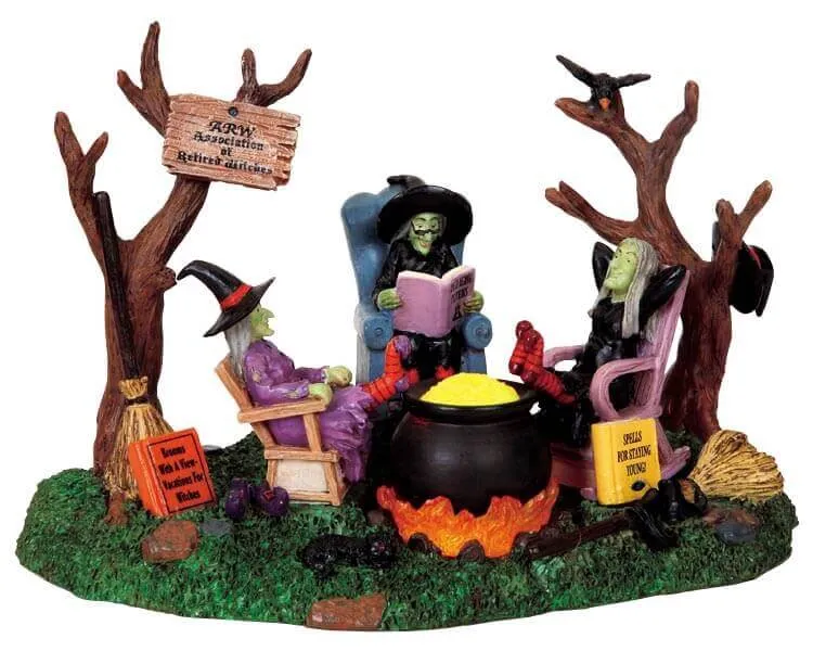 lemax-retired-witches-spooky-town-figuren-set image 1