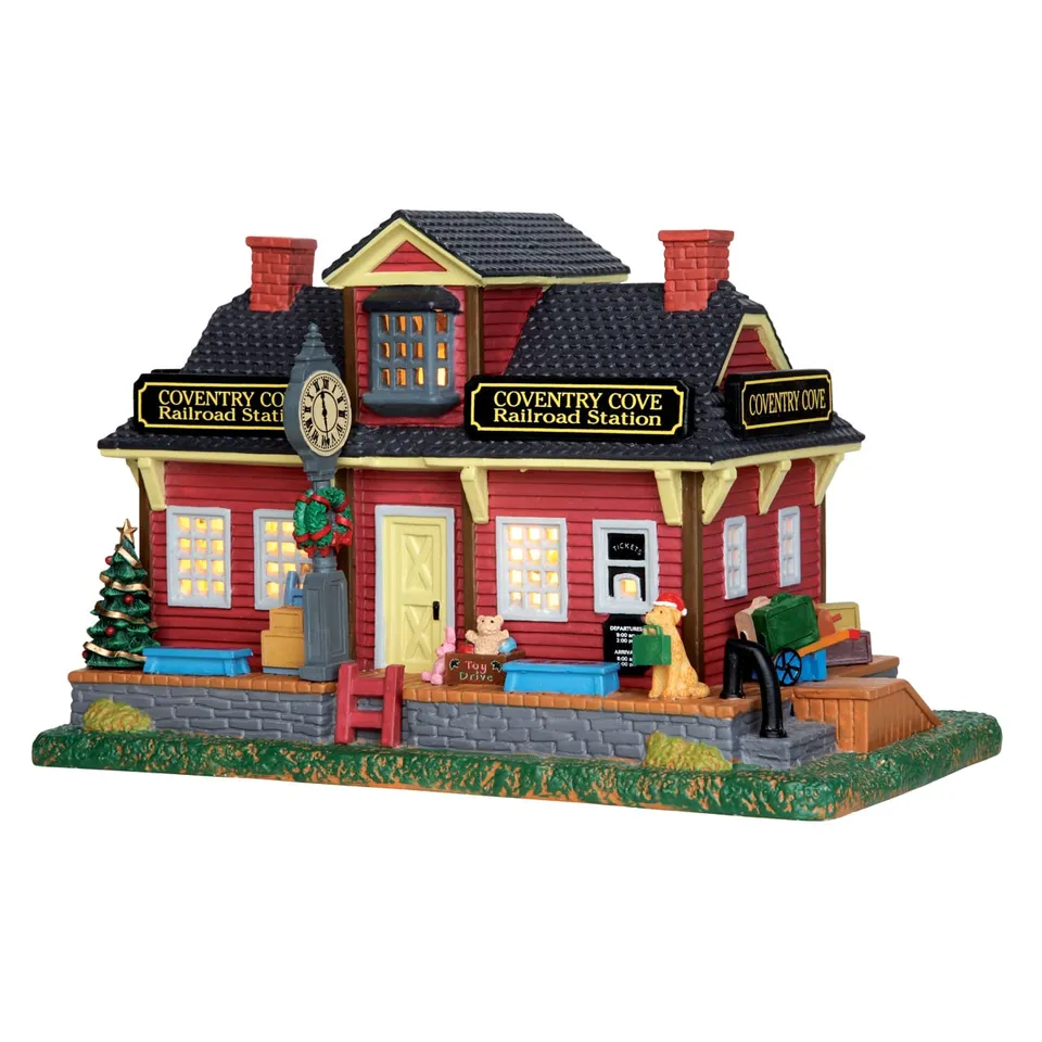 lemax-coventry-cove-station-miniatur-bahnhofsgeb-ude image 1
