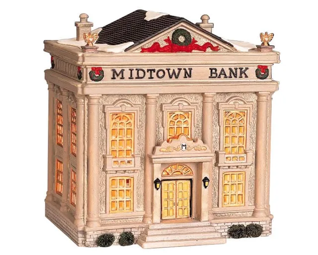lemax-midtown-bank-village-geb-ude-f-r-weihnachtsd-rfer-sammelwelten image 1