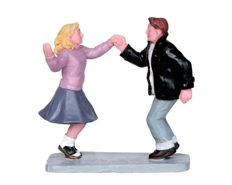 lemax-jukebox-dancers-miniaturfigur image 1