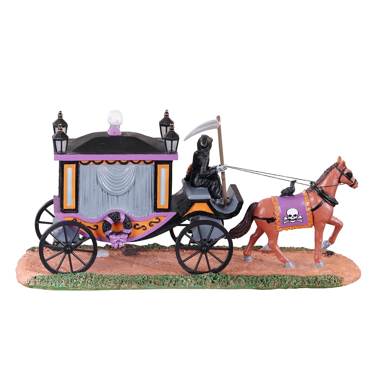 lemax-spooky-victorian-hearse-miniatur-kutsche image 4