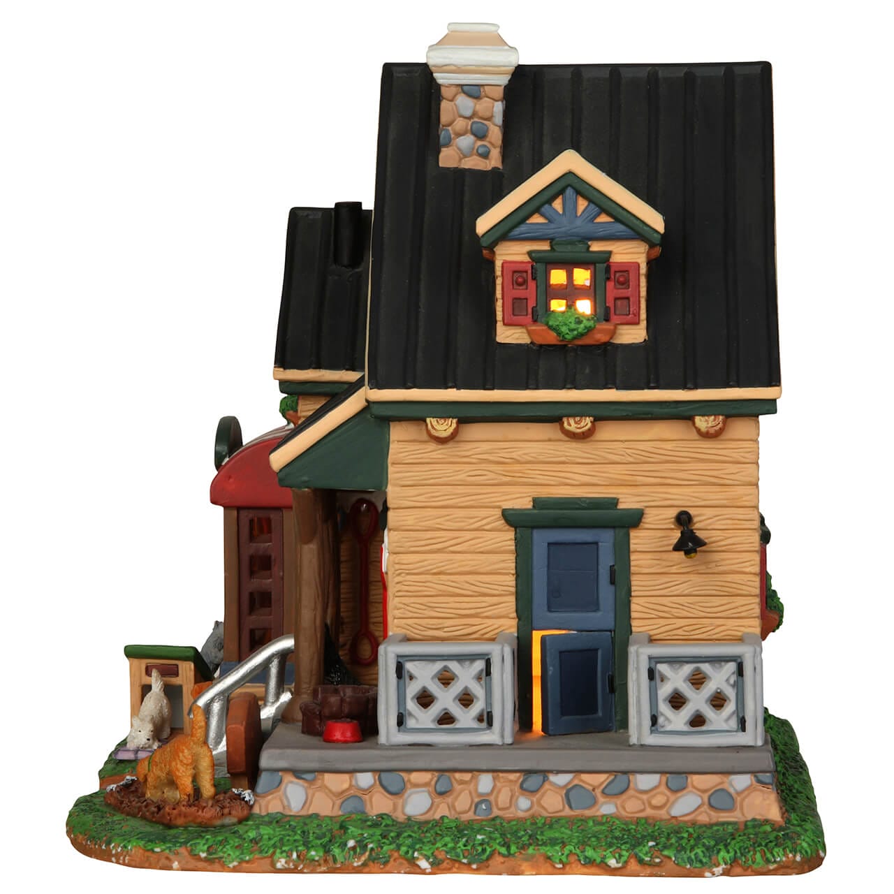 lemax-claws-paws-pet-hotel-beleuchtetes-sammelgeb-ude-f-r-miniaturwelten image 2