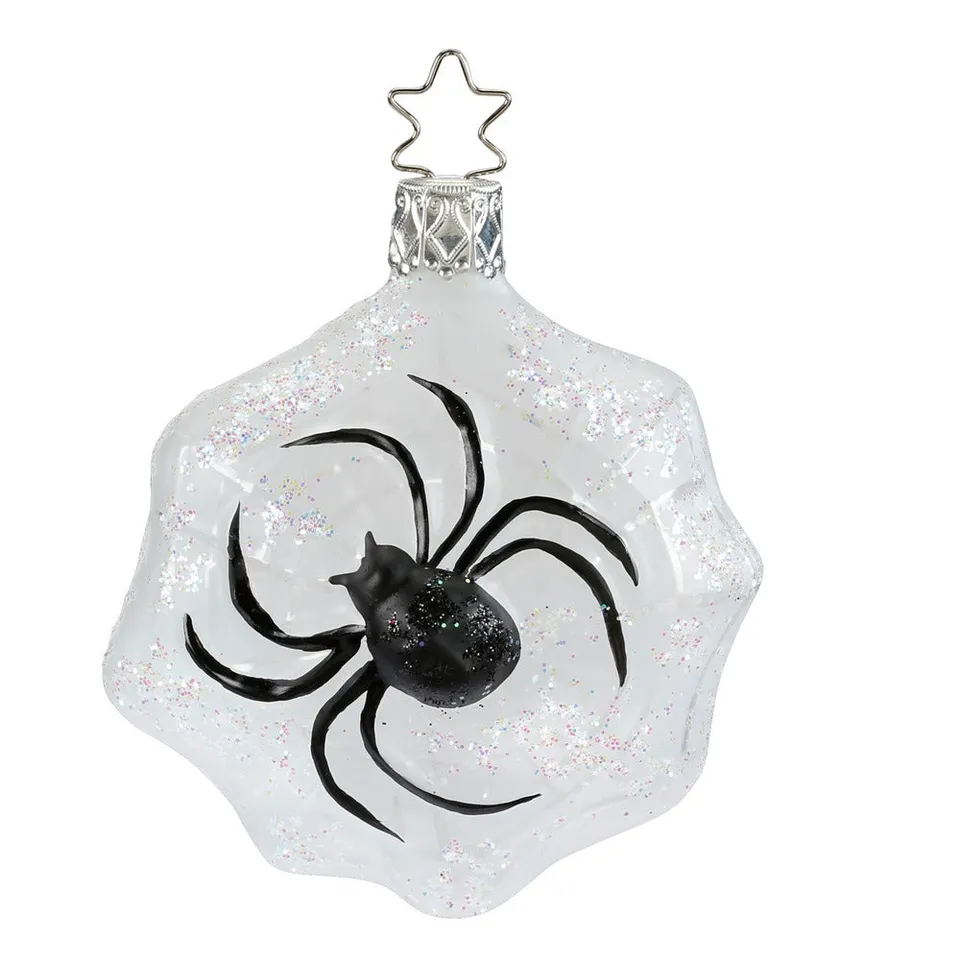 inge-glas-manufaktur-christbaumkugel-weihnachtsspinne-7-5-cm-wei image 1
